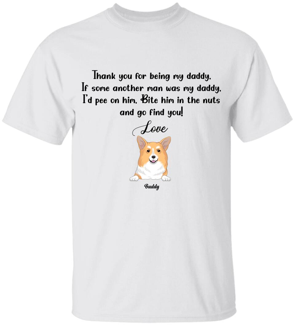 Thank You For Being Our Daddy - Personalized T-Shirt