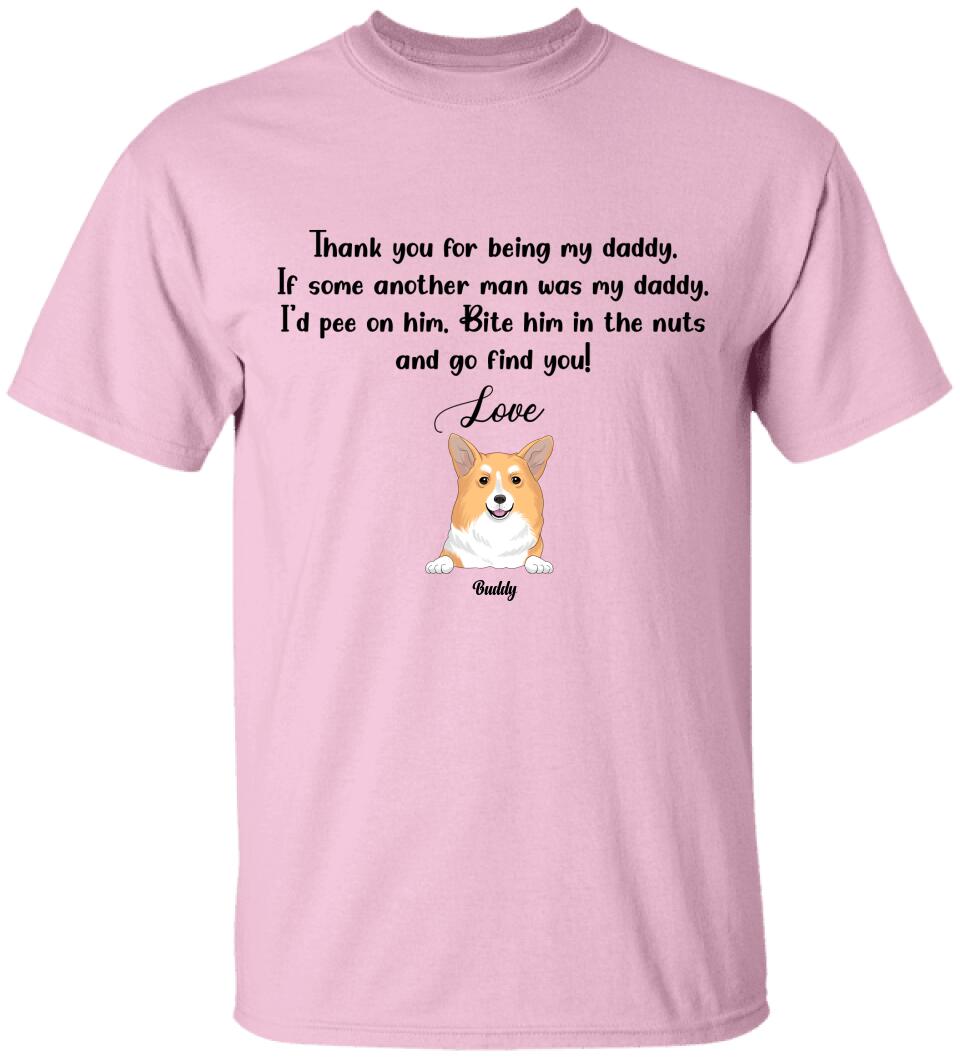 Thank You For Being Our Daddy - Personalized T-Shirt