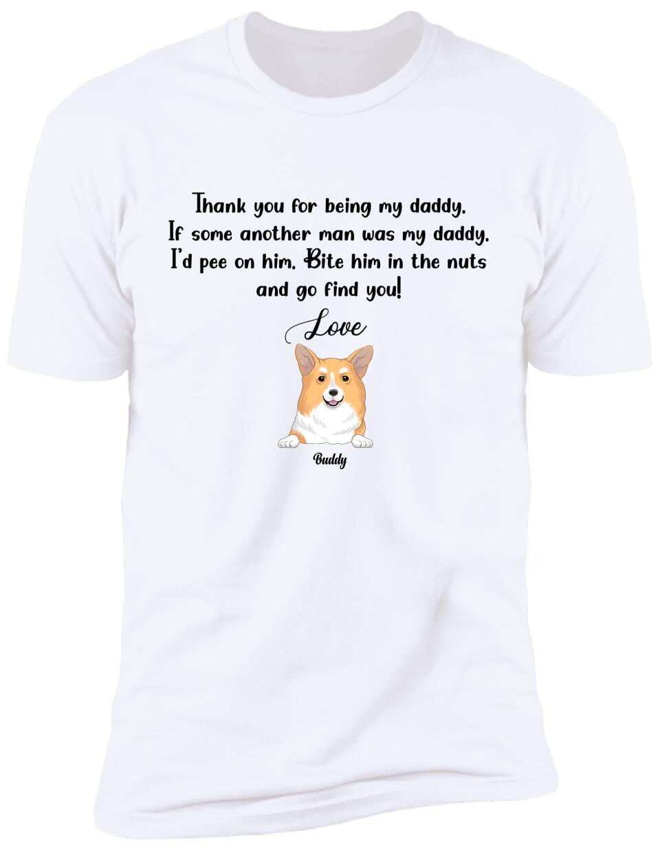 Thank You For Being Our Daddy - Personalized T-Shirt