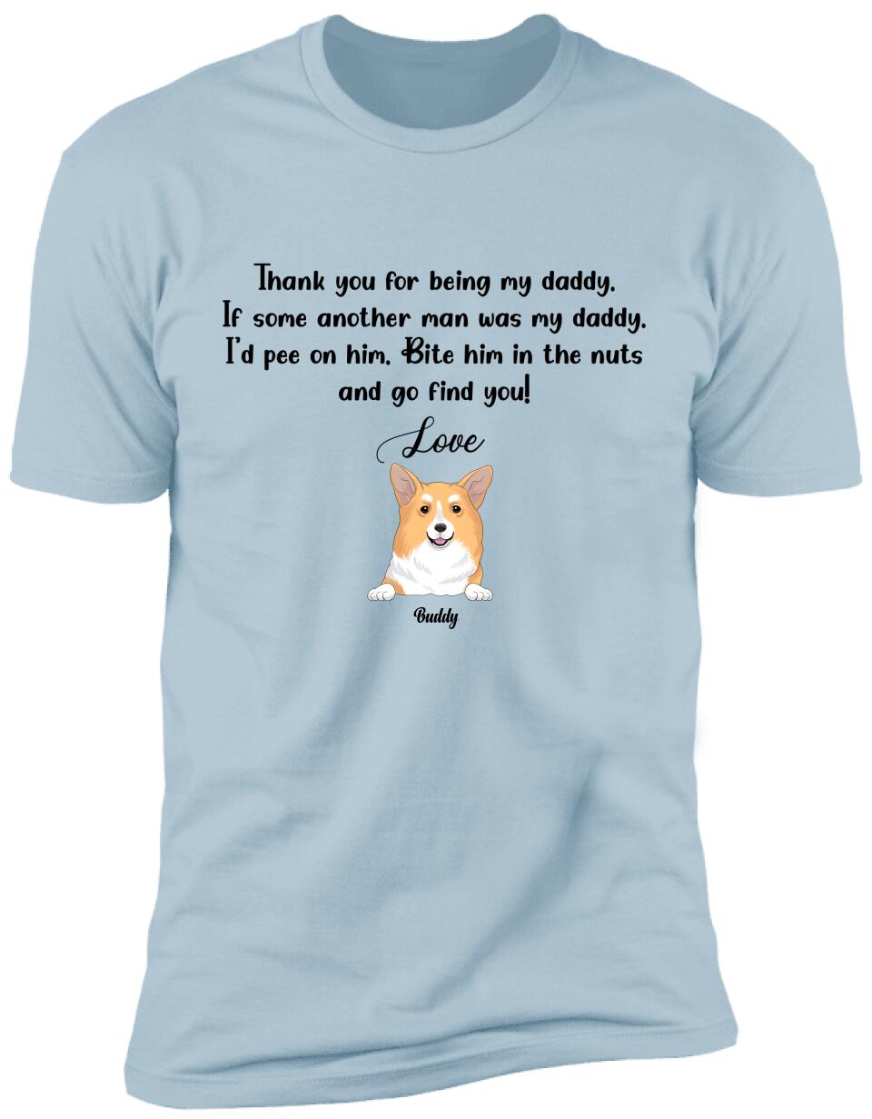 Thank You For Being Our Daddy - Personalized T-Shirt