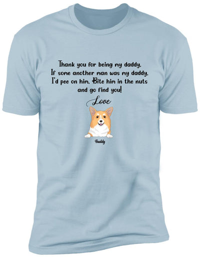 Thank You For Being Our Daddy - Personalized T-Shirt