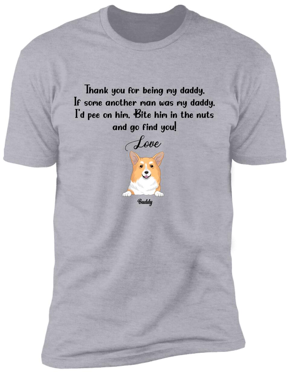 Thank You For Being Our Daddy - Personalized T-Shirt
