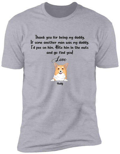 Thank You For Being Our Daddy - Personalized T-Shirt