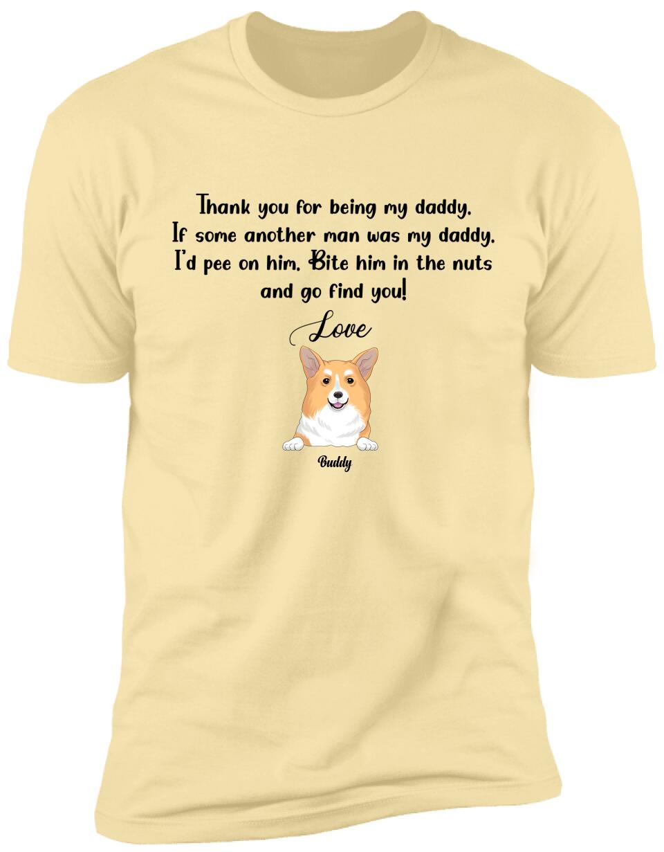 Thank You For Being Our Daddy - Personalized T-Shirt