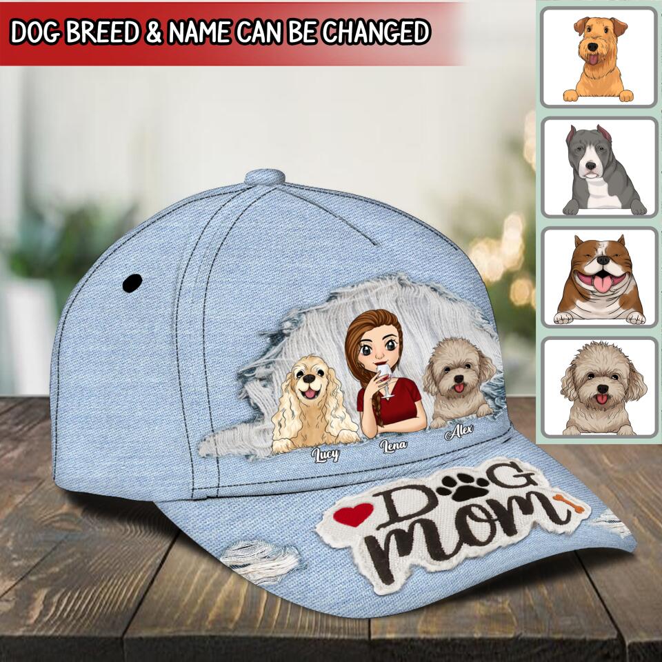 Dog Mom - Personalized Classic Cap