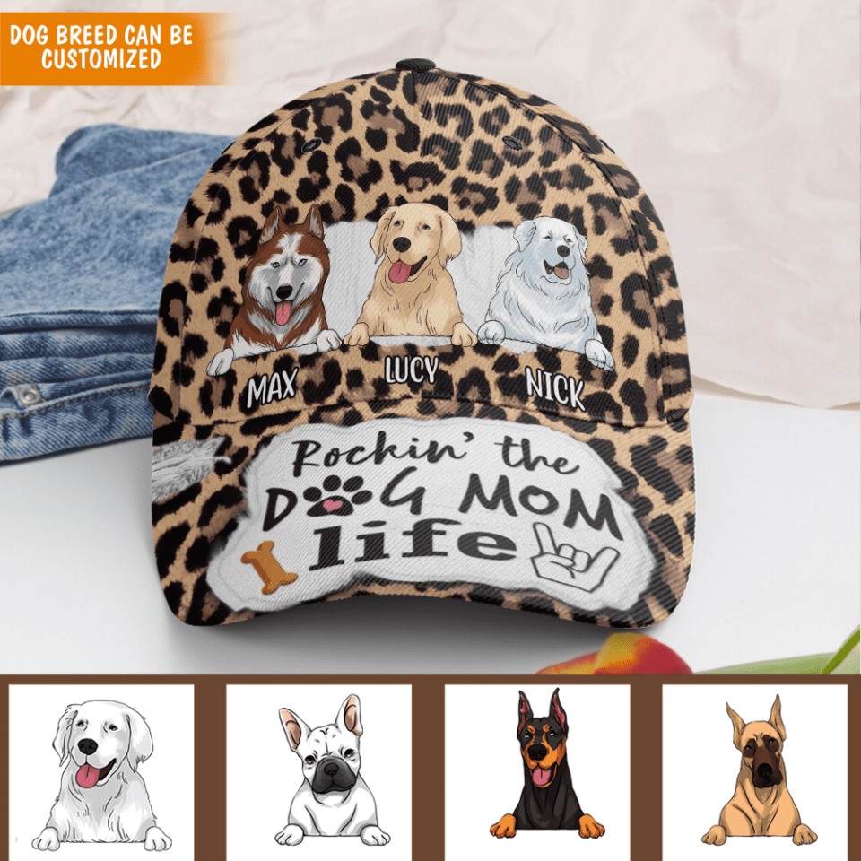Rockin&#39; The Dog Mom Life - Personalized Classic Cap