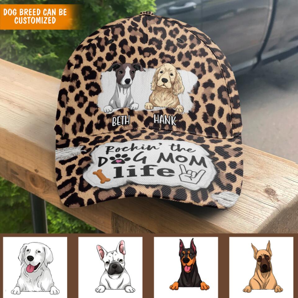 Rockin' The Dog Mom Life - Personalized Classic Cap