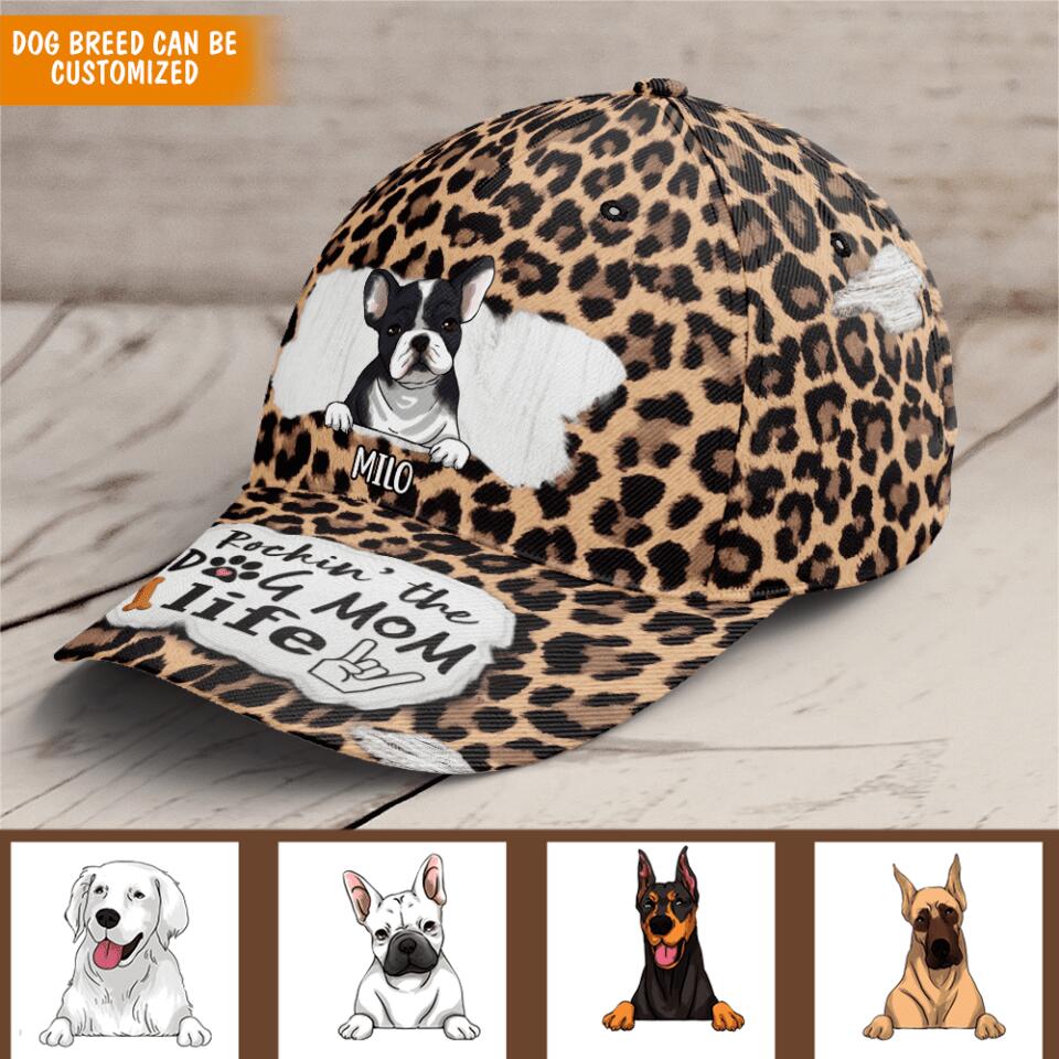 Rockin' The Dog Mom Life - Personalized Classic Cap
