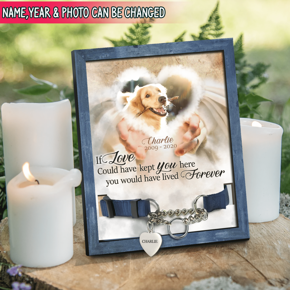 If Love Could Have Kept You Here You Would Have Lived Forever Personalized Pet Loss Gift