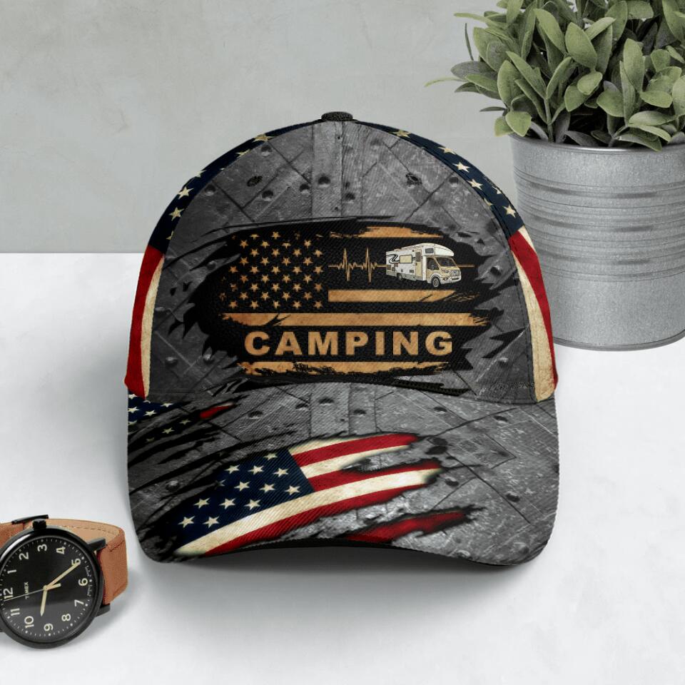 Camping Custom RV, Personalized Classic Cap