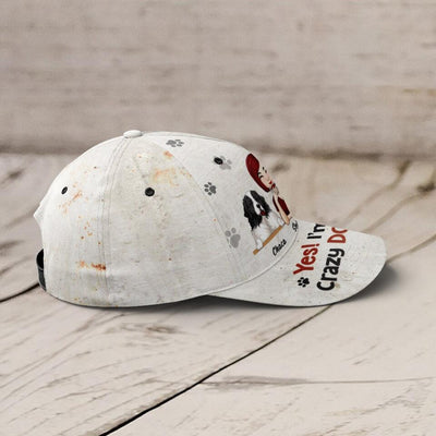 Yes! I'm The Crazy Dog Lady, Dog Lovers, Personalized Classic Cap