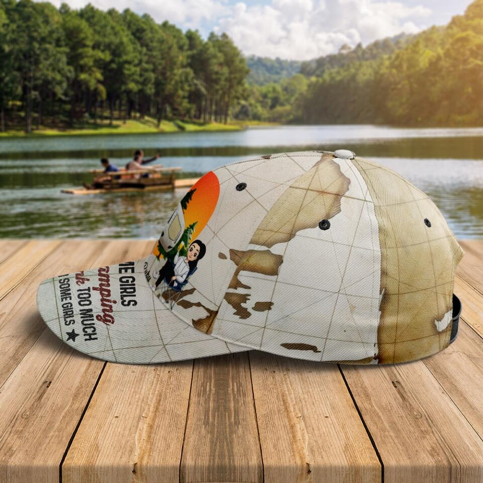 Some Girls Go Camping And Drink Too Much - Personalized Classic Cap