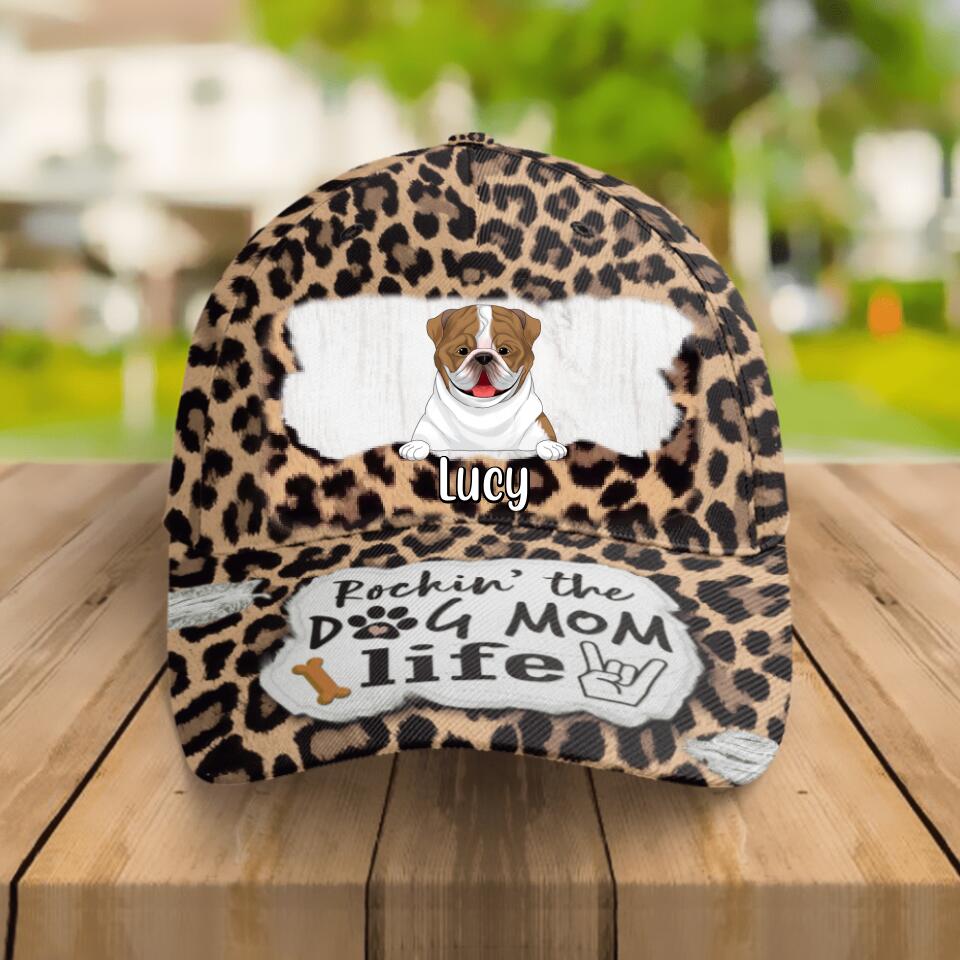 Rockin' The Dog Mom Life - Personalized Classic Cap