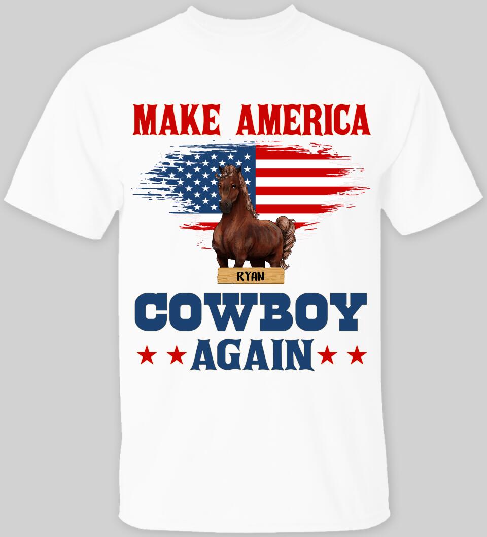 Make America Cowboy Again - T-shirt