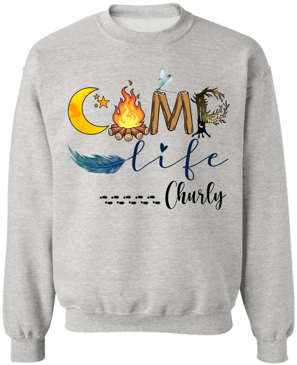 Personalized Camper Life T-shirt Sweatshirt