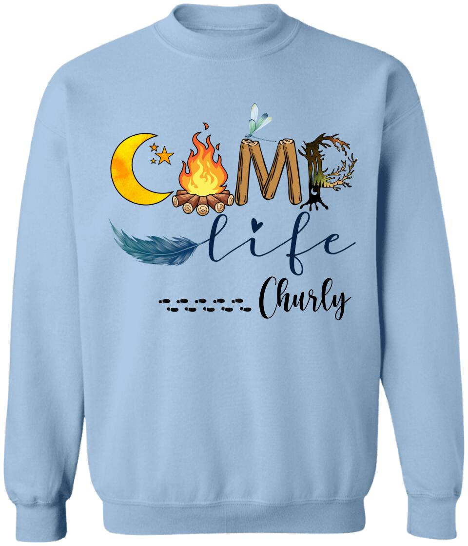 Personalized Camper Life T-shirt Sweatshirt