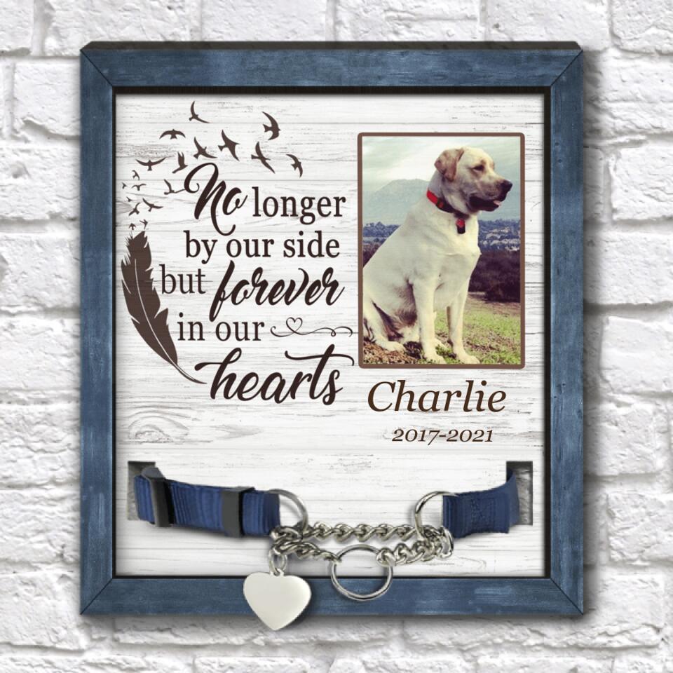 No Longer By Our Side, But Forever In Our Hearts - Pet Memorial Sign
