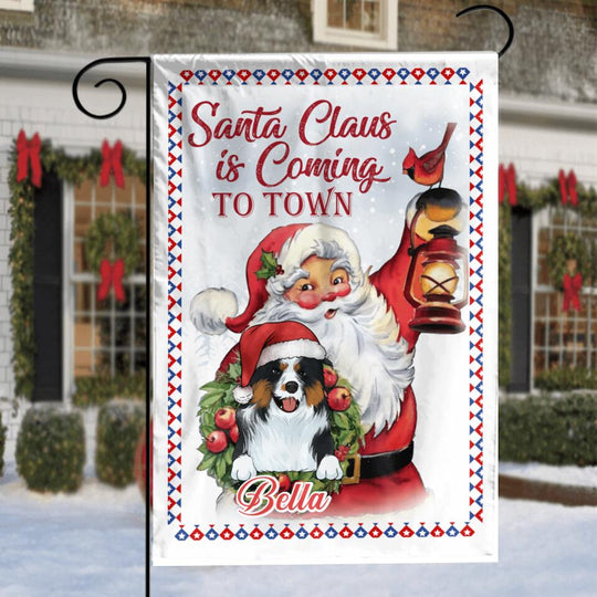 Santa Claus Is Coming To Town, Garden Flag