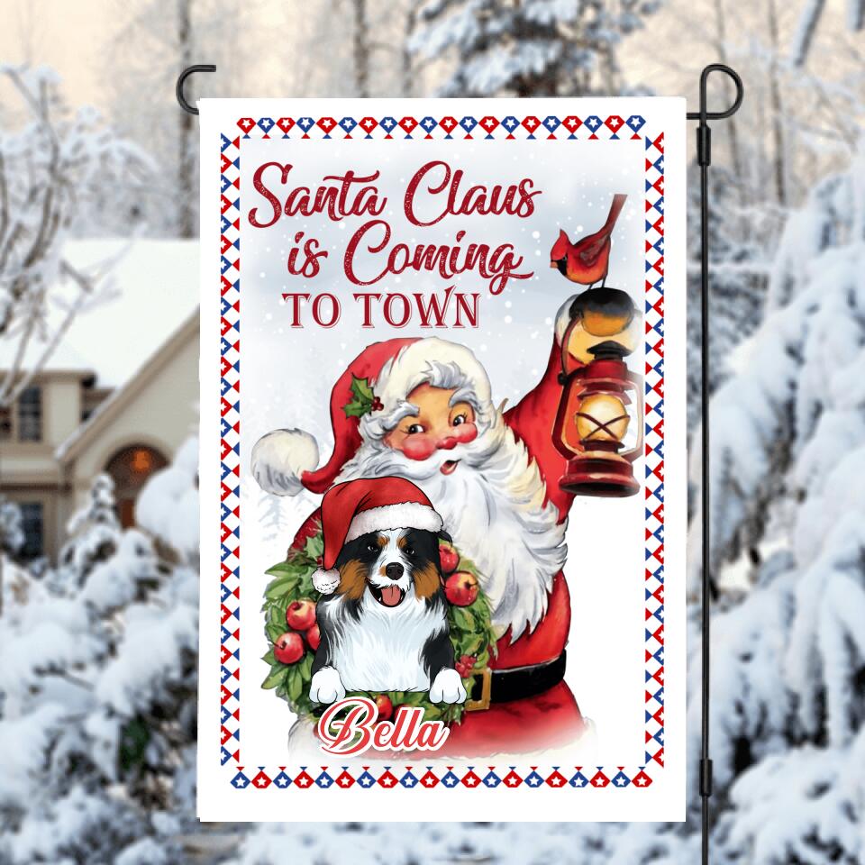 Santa Claus Is Coming To Town, Garden Flag