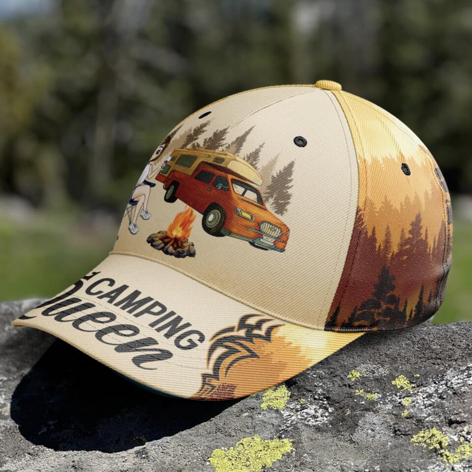 Camping Queen - Personalized Classic Cap