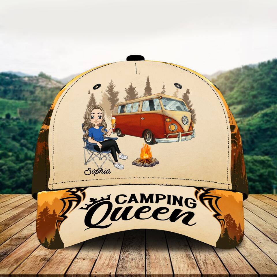 Camping Queen - Personalized Classic Cap
