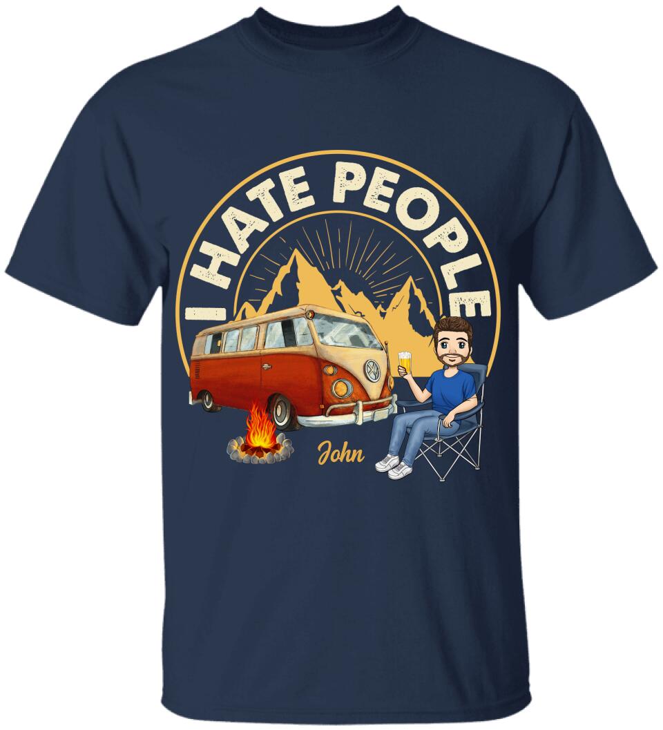 I Hate People - Personalized T-Shirt