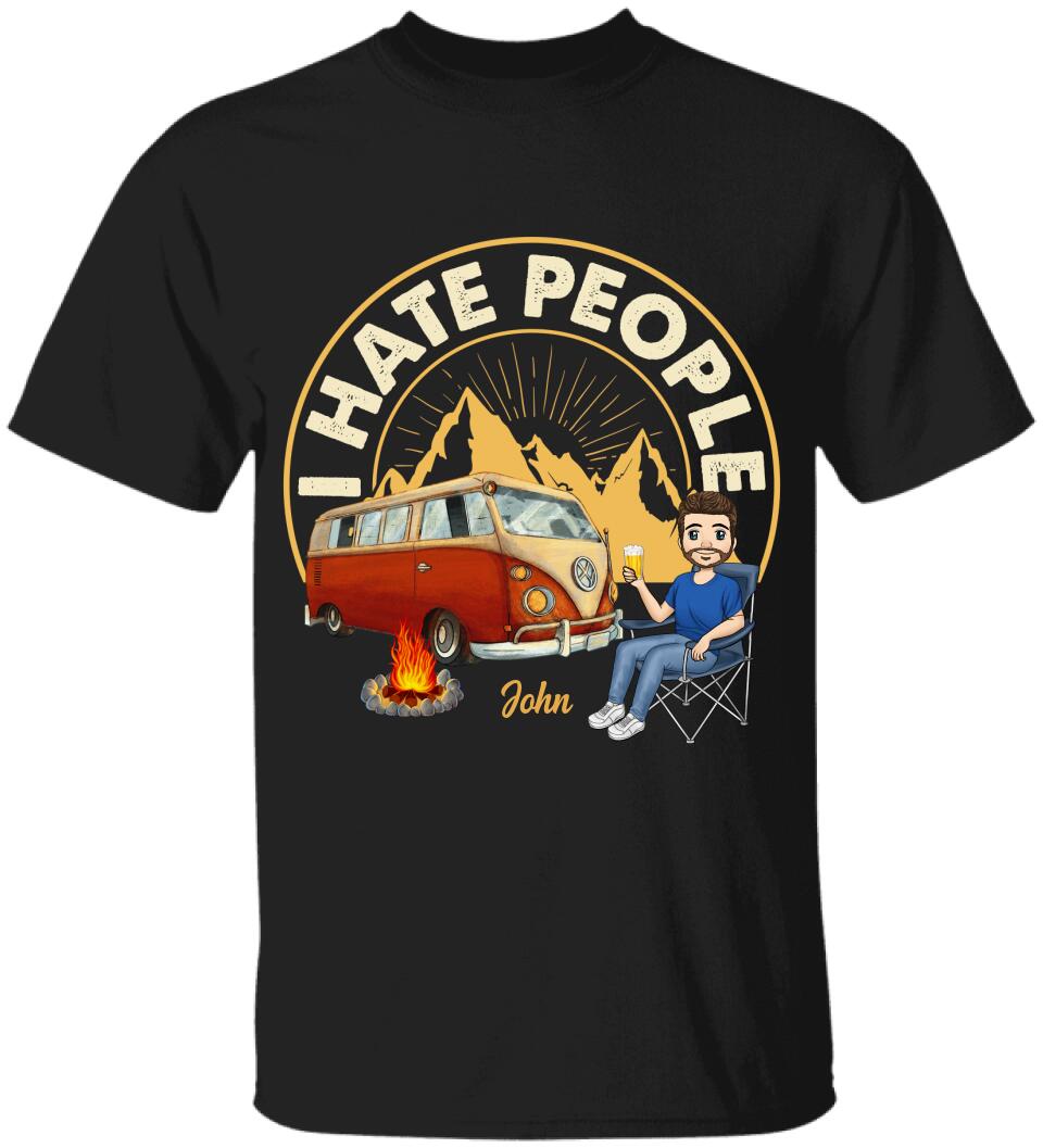 I Hate People - Personalized T-Shirt