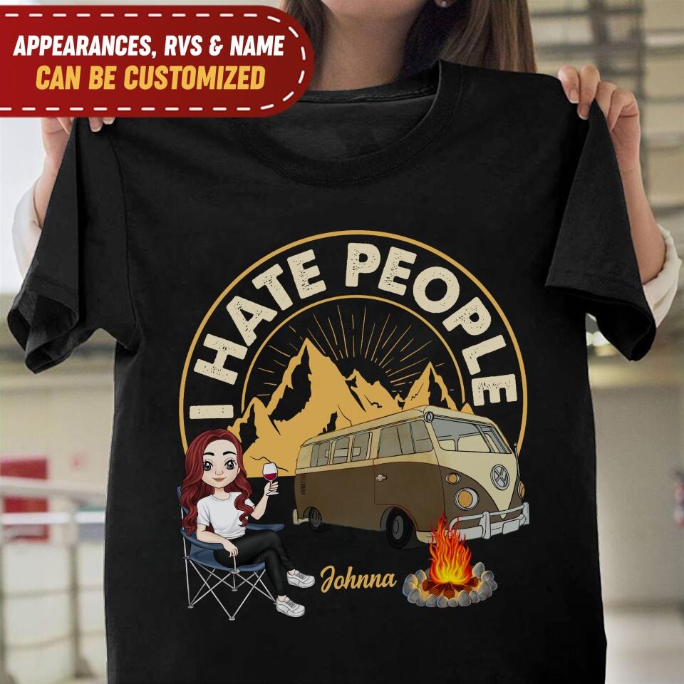 I Hate People - Personalized T-Shirt