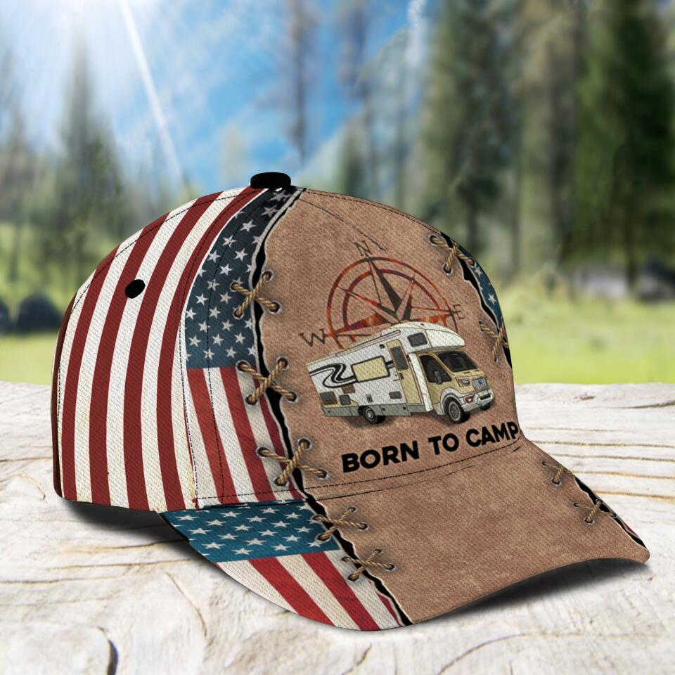Born To Camp - Personalized Classic Cap