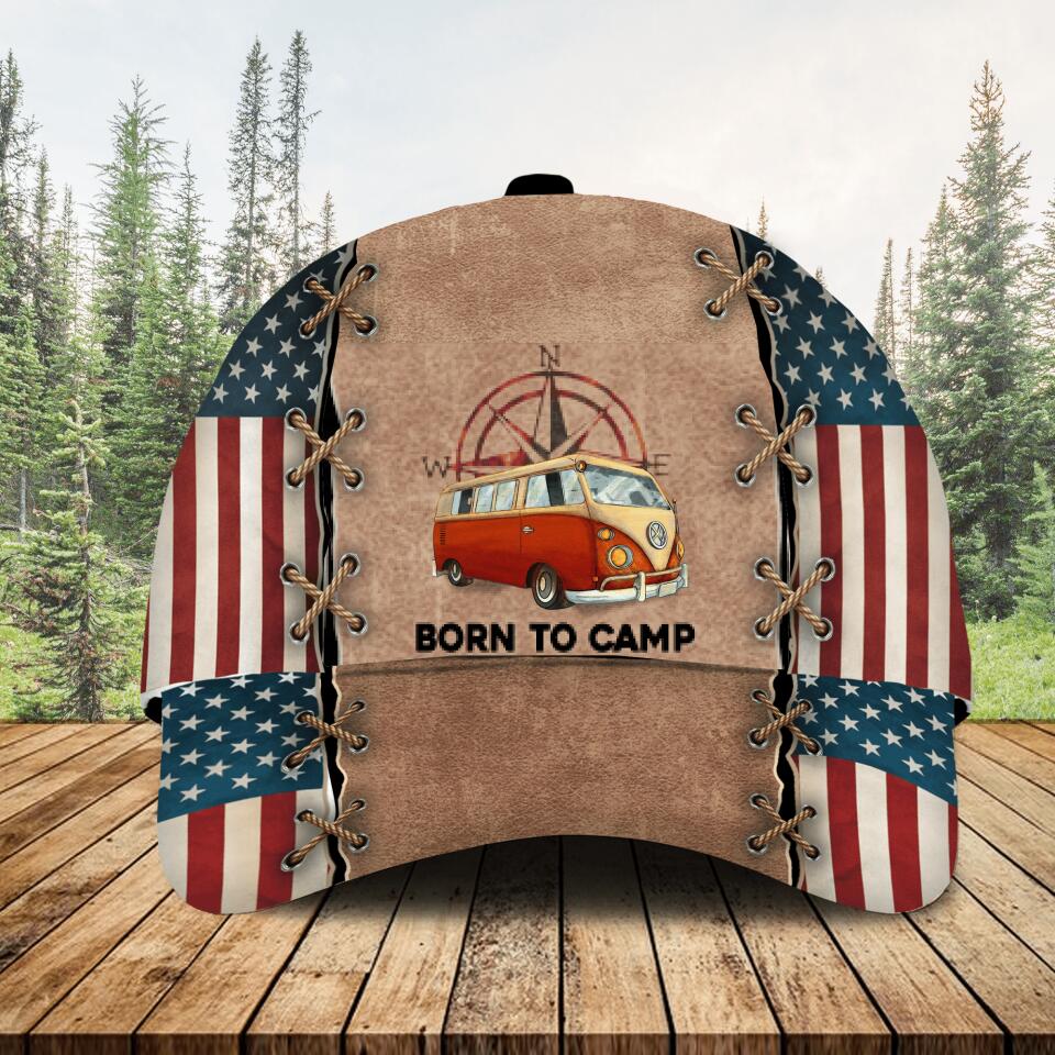 Born To Camp - Personalized Classic Cap