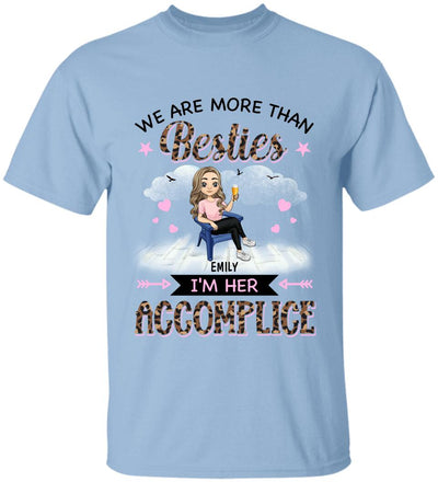 We Are More Than Besties Personalized T-Shirt, Funny Best Friend Gift Idea