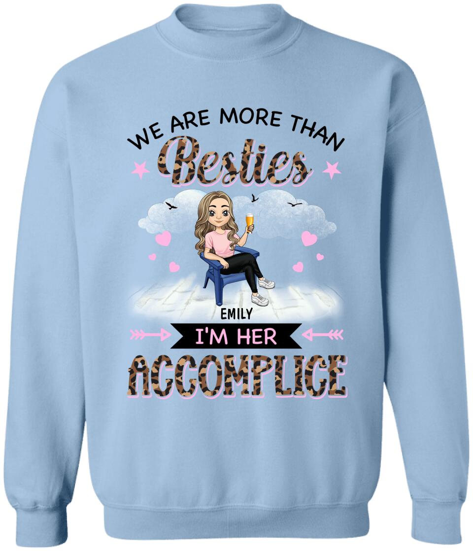 We Are More Than Besties Personalized T-Shirt, Funny Best Friend Gift Idea