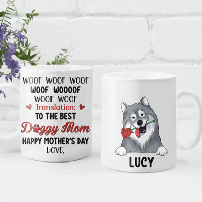 Woof Woof Woof Woof Woof... Translation - Personalized Mug