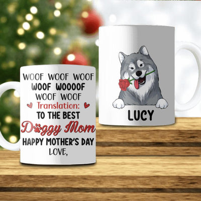 Woof Woof Woof Woof Woof... Translation - Personalized Mug