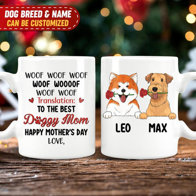 Woof Woof Woof Woof Woof... Translation - Personalized Mug