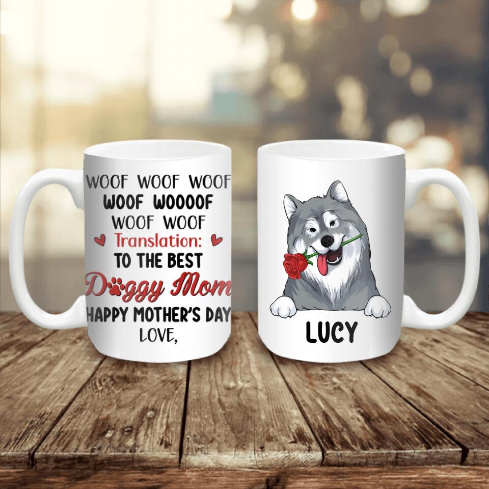 Woof Woof Woof Woof Woof... Translation - Personalized Mug