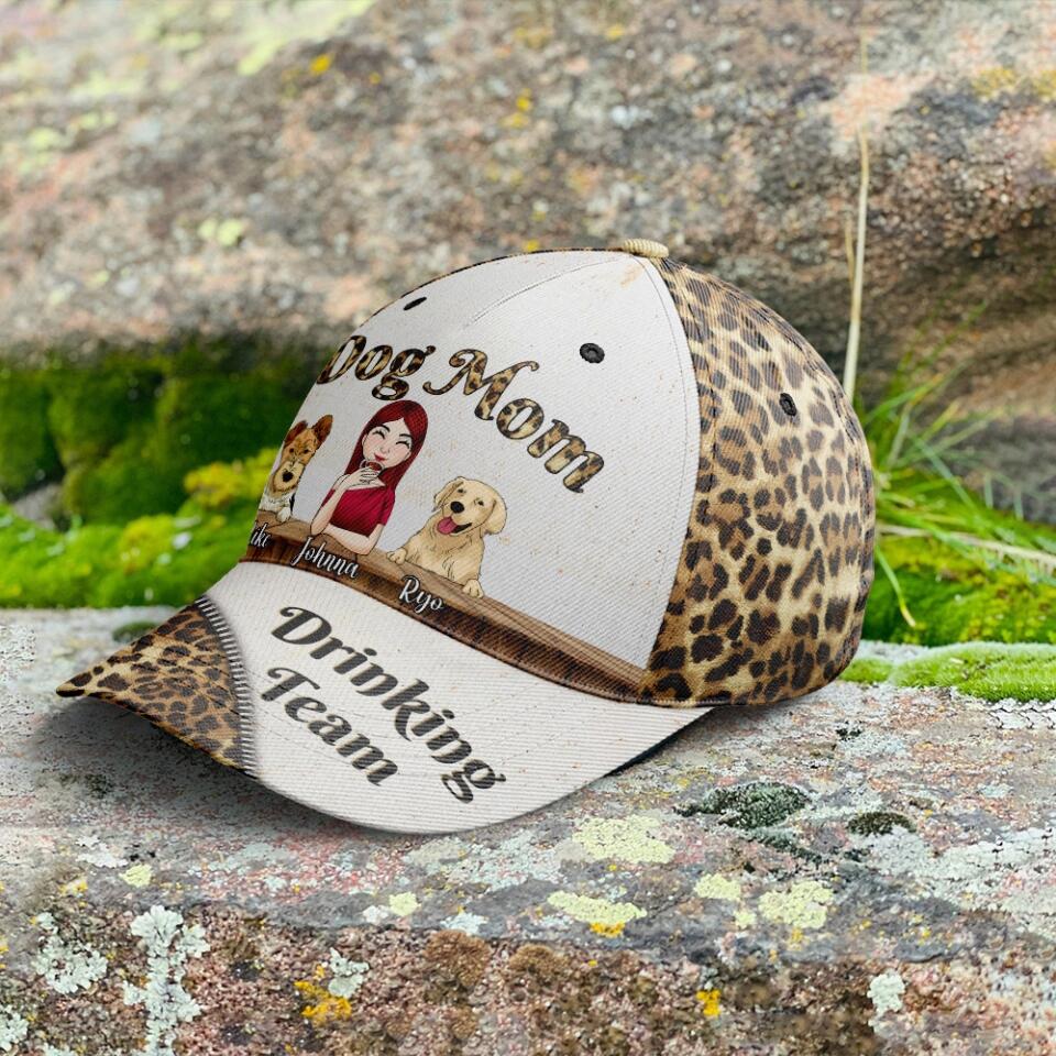 Dog Mom Drinking Team - Personalized Cap Classic