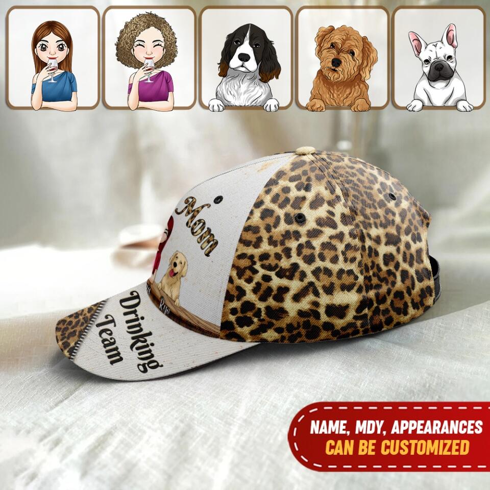 Dog Mom Drinking Team - Personalized Cap Classic