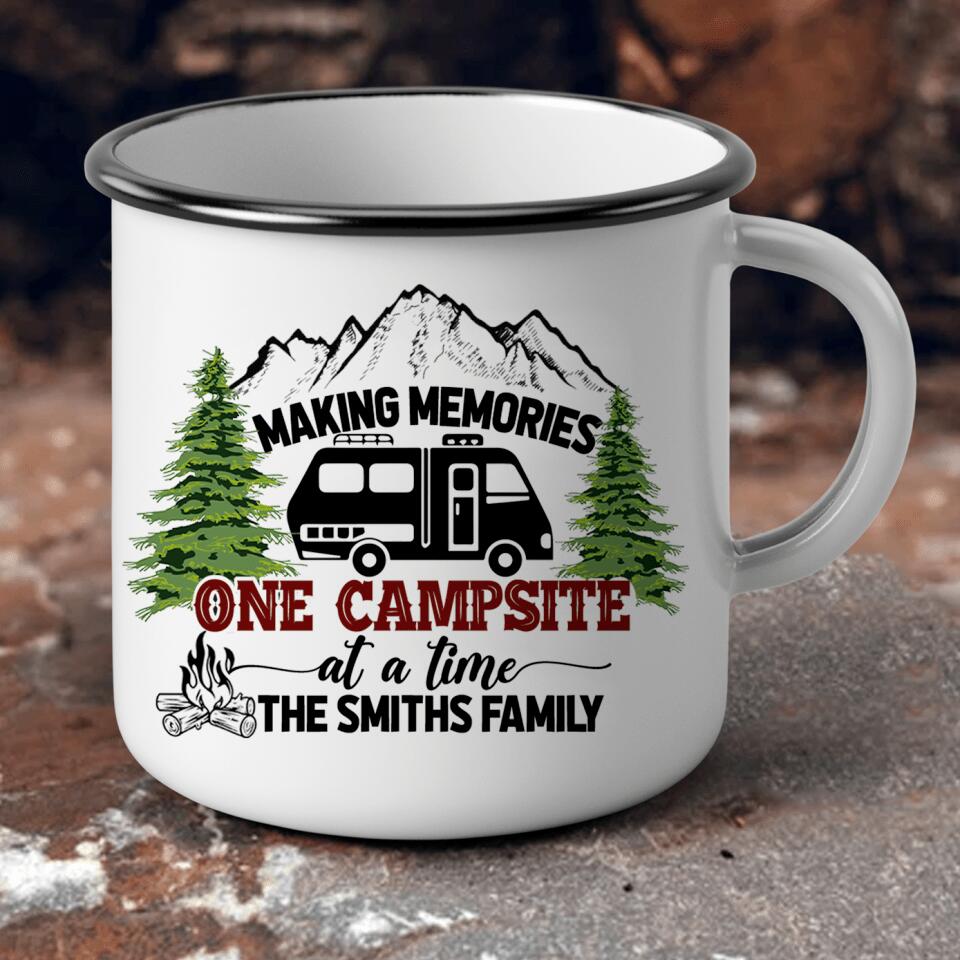 Making Memories One Campsite At A Time - Personalized  Camping Mug