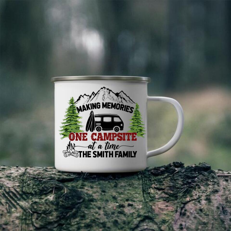 Making Memories One Campsite At A Time - Personalized  Camping Mug