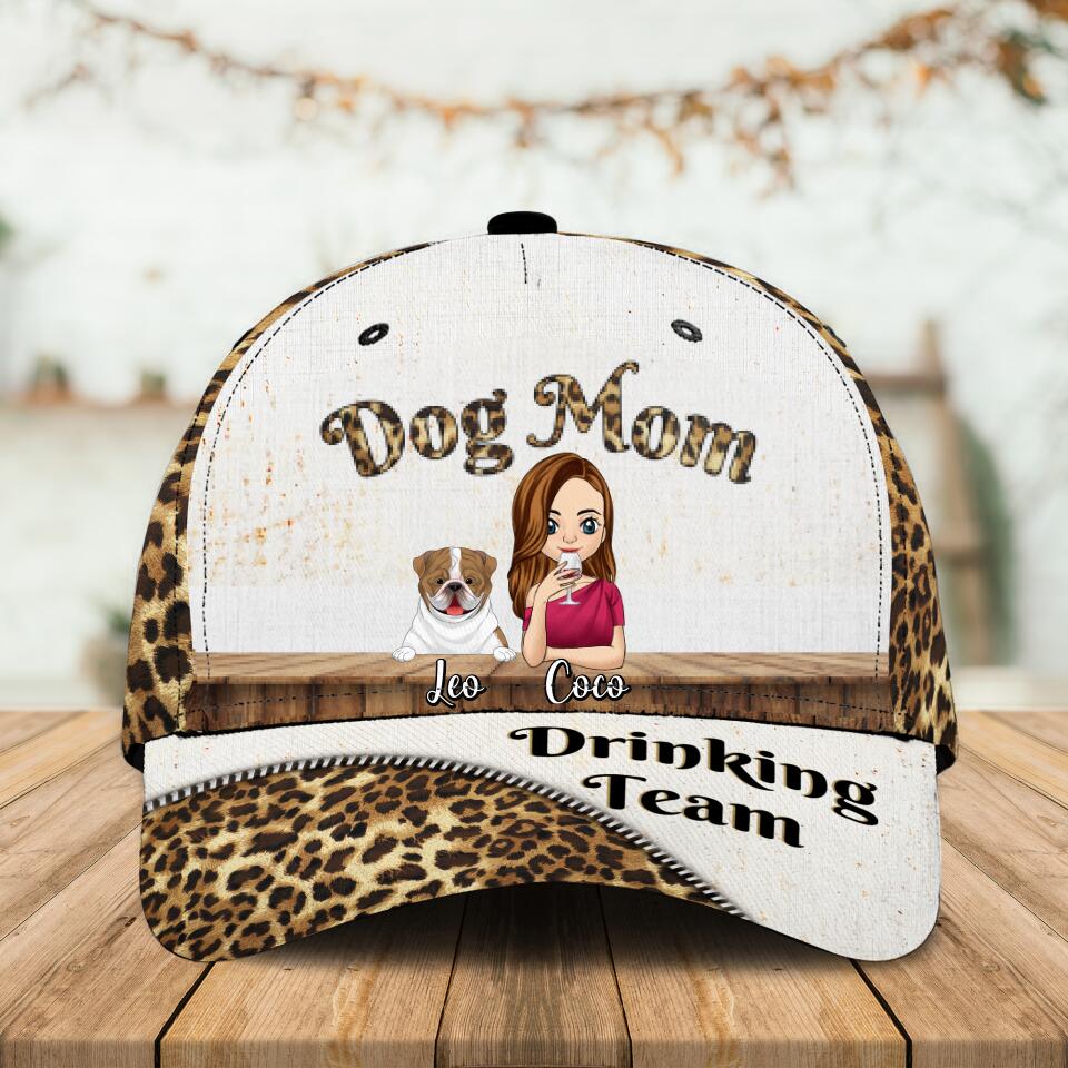 Dog Mom Drinking Team - Personalized Cap Classic