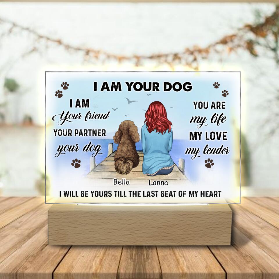 I Am Your Friend Your Partner Your Dog - Personalized Acrylic Night Light