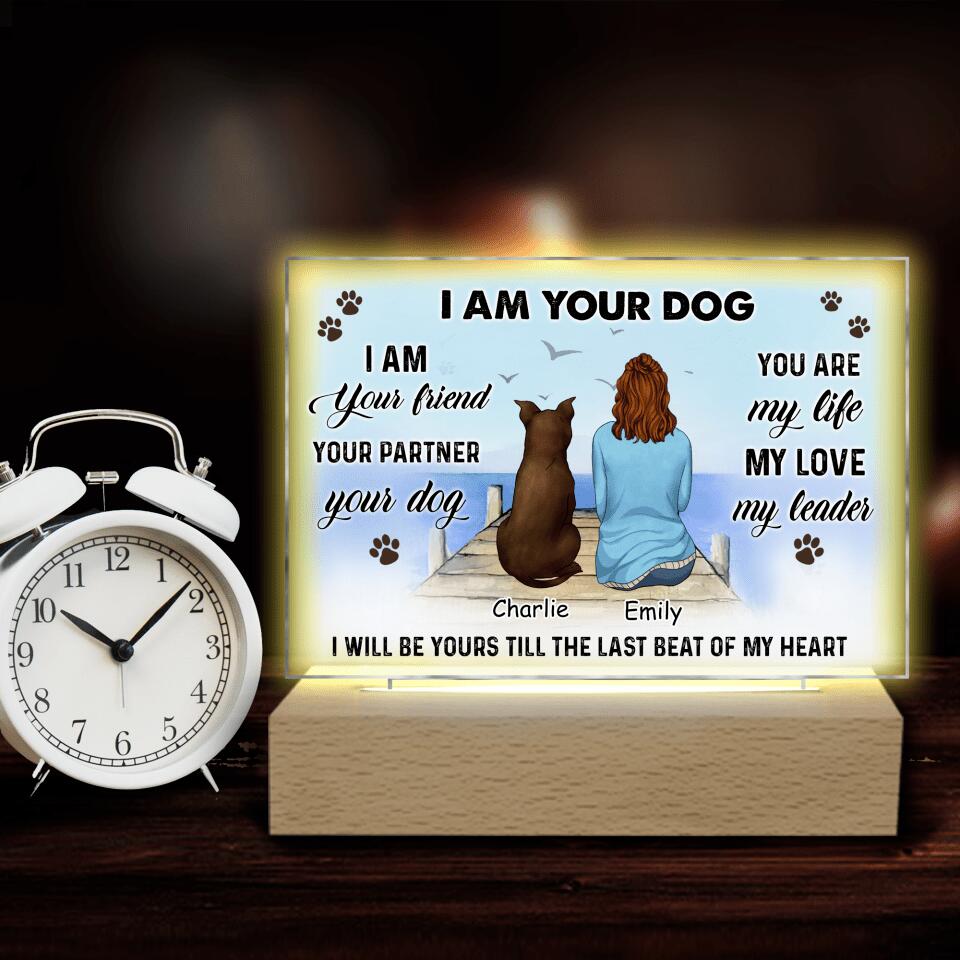 I Am Your Friend Your Partner Your Dog - Personalized Acrylic Night Light