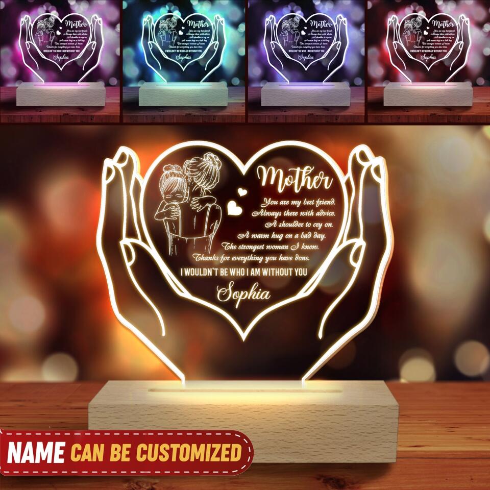 You Are My Best Friend Always There With Advice Acrylic Night Light