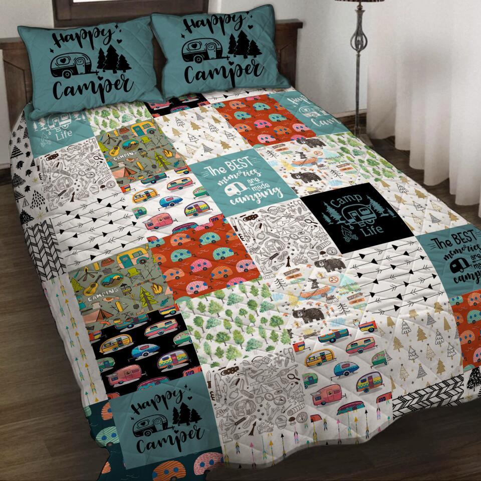 Camping Bedding Set, Quilt Bedding Set For Camping Lovers