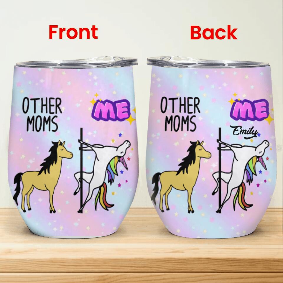 Other Mom And Me - Personalized Wine Tumbler