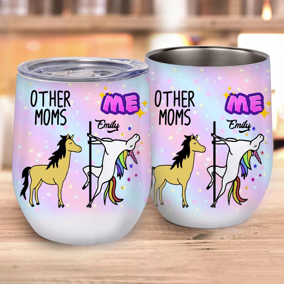 Other Mom And Me - Personalized Wine Tumbler