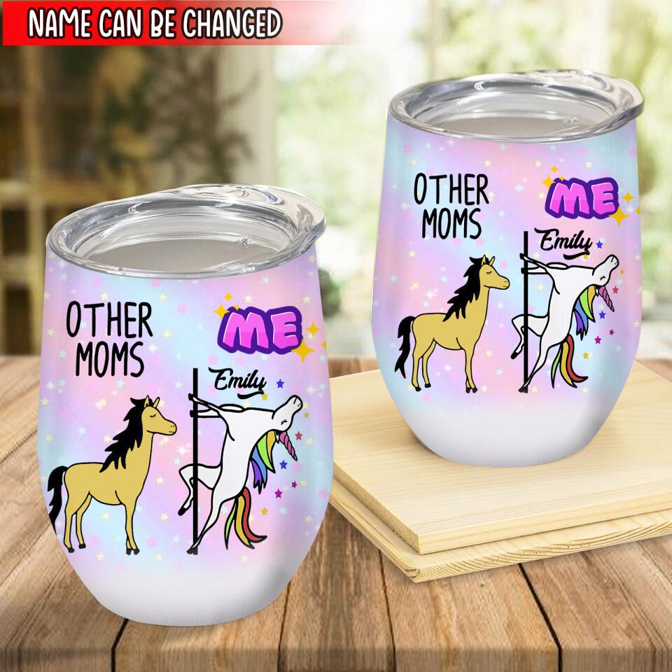 Other Mom And Me - Personalized Wine Tumbler