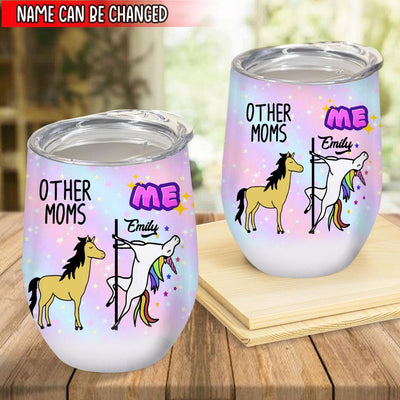 Other Mom And Me - Personalized Wine Tumbler