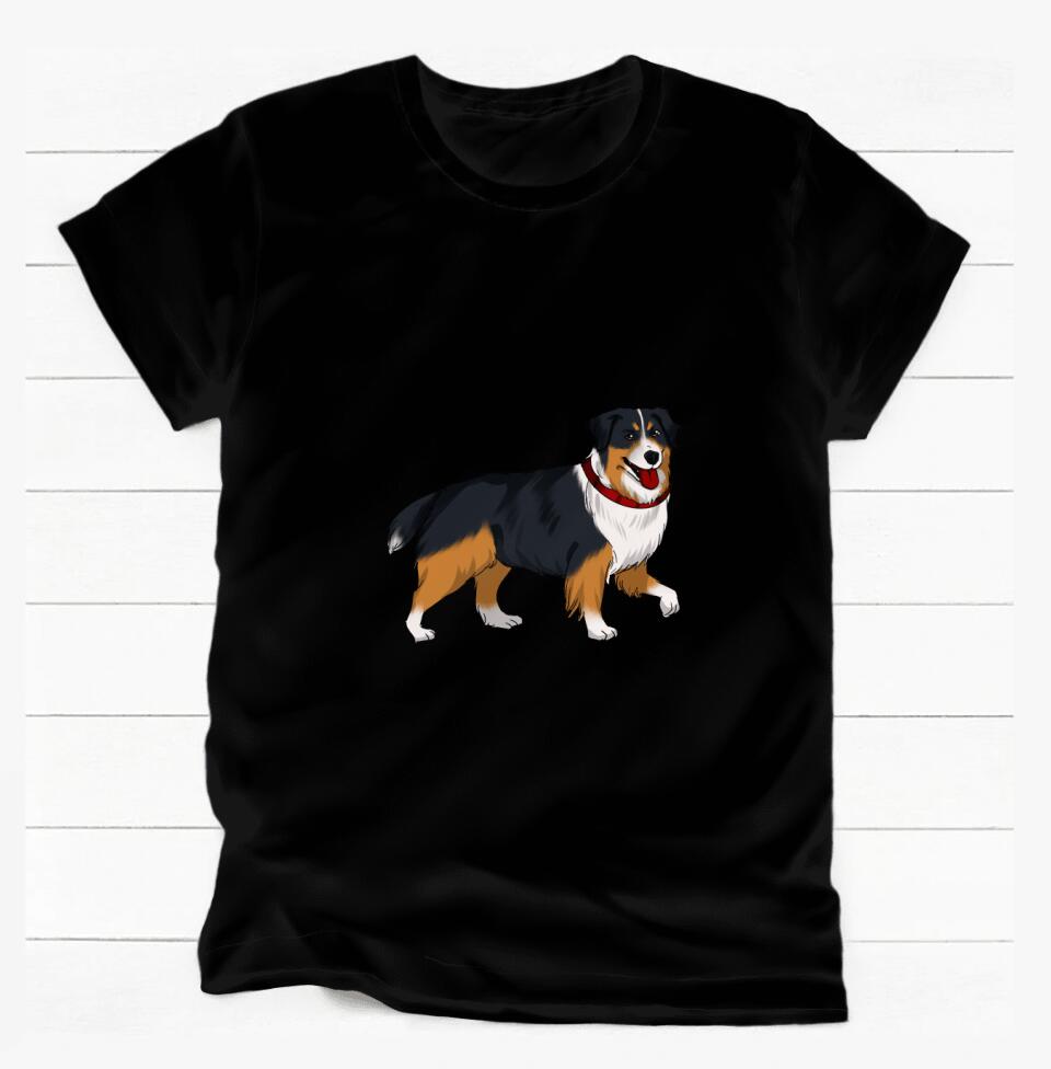 My Heart Is Held By The Paw Of A Dog - Personalized T-shirt